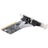 2-Port PCI RS232 Serial Adapter Card DB9