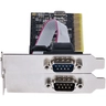 2-Port PCI RS232 Serial Adapter Card DB9