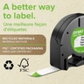 LetraTag Clear Plastic Tape 12mmX4m Bk