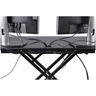 Corner Sit Stand Desk Converter 35x21in