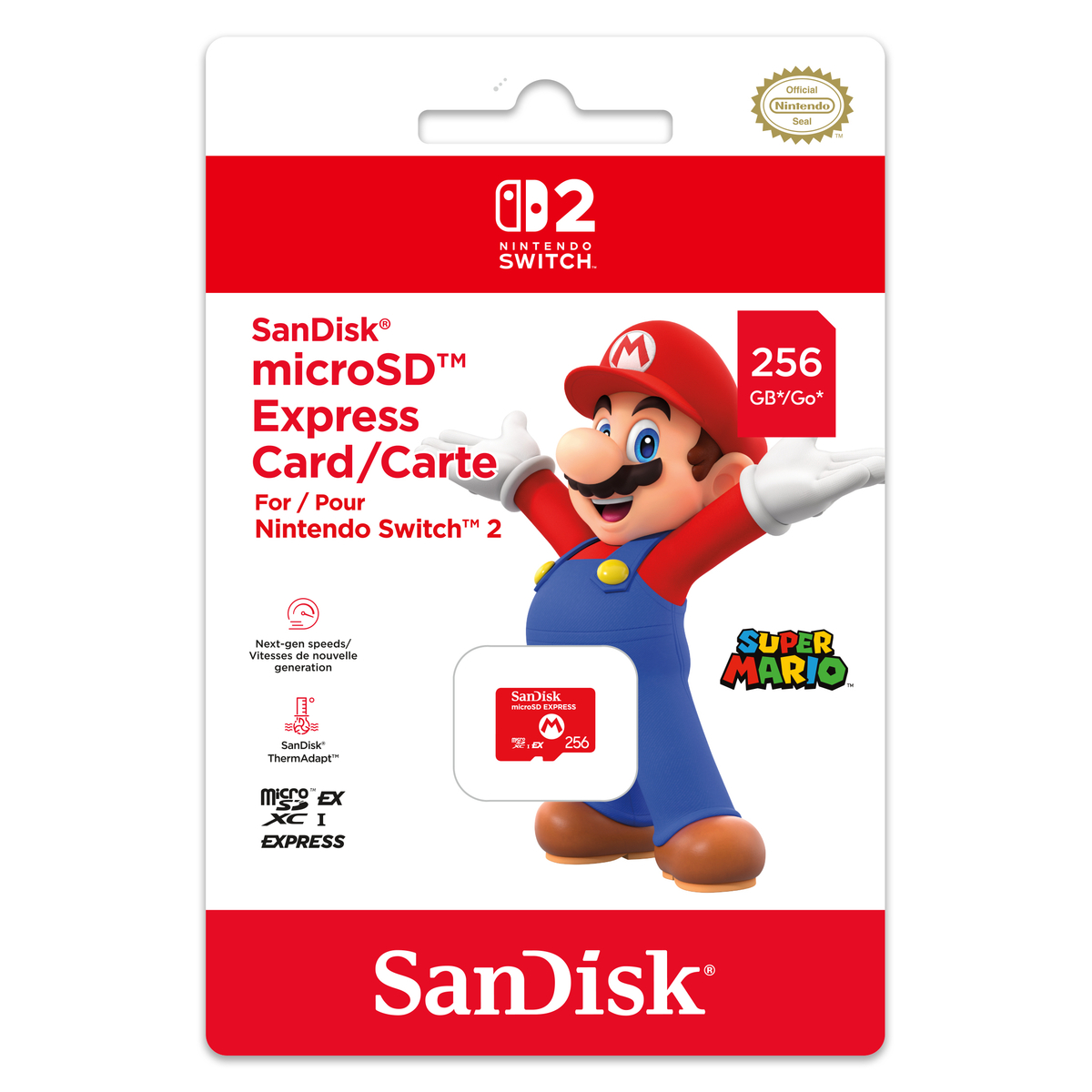 SanDisk microSD Express Card for NSW2