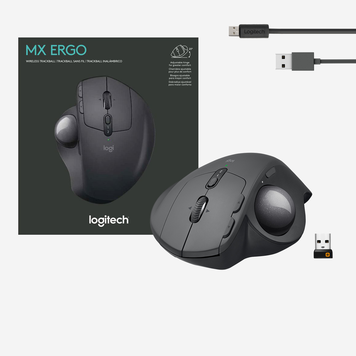 MX Ergo - Graphite - Trackball