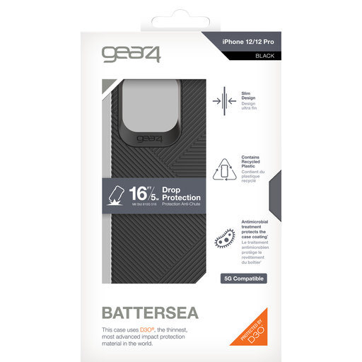 D3O Battersea iPhone 12/12 Pro Black