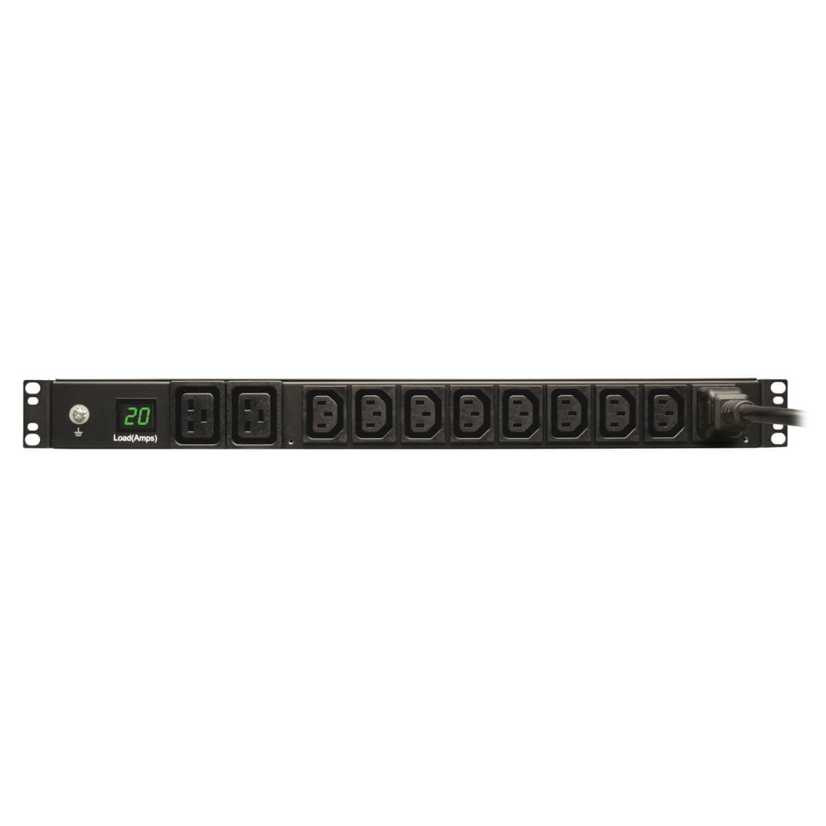 PDU 200/240V 20A L6-20P 8xC13:2xC19 1U