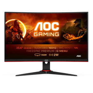 AOC, C24G2AE/BK 23.6 VA FHD 165Hz MM HDMI DP