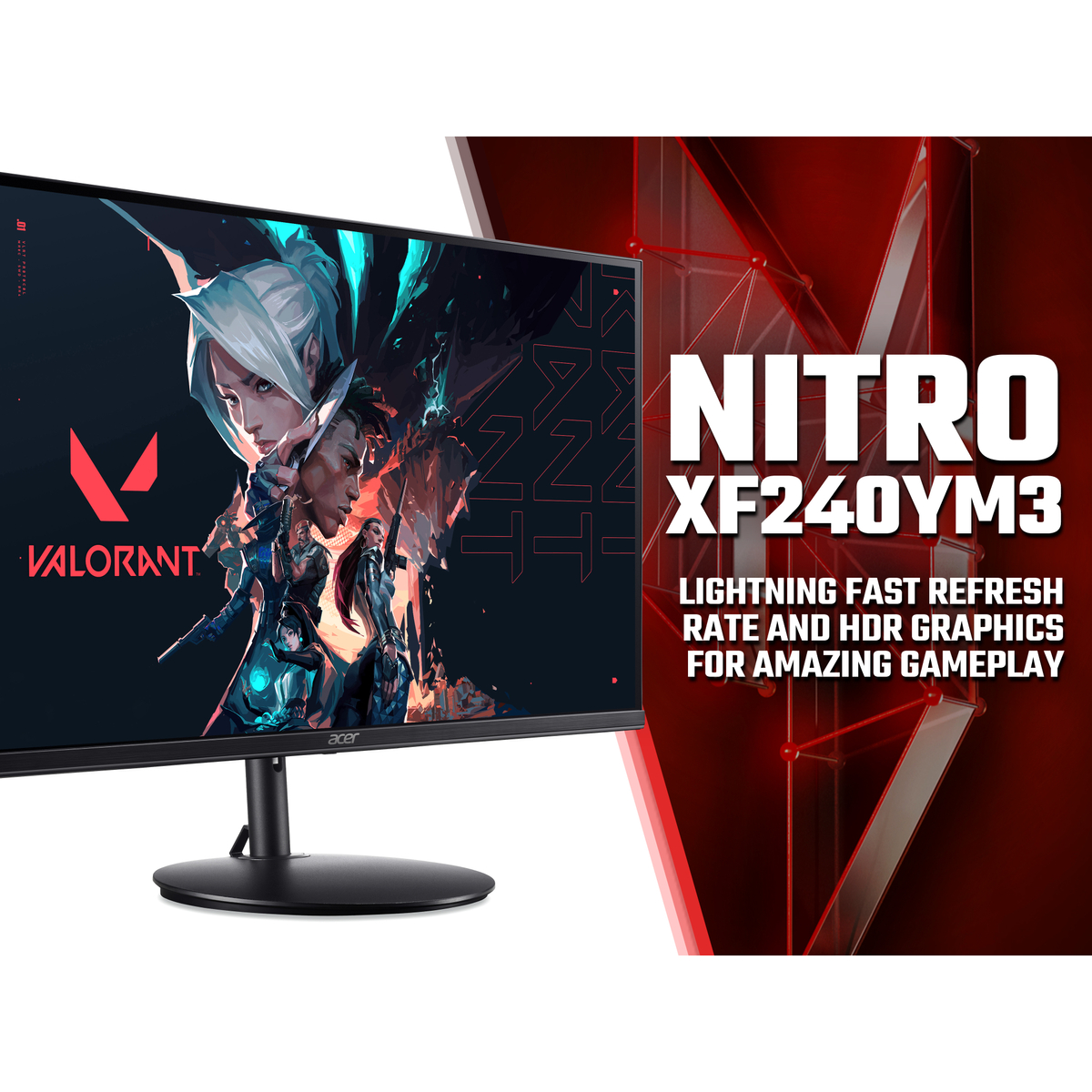 Nitro XF240YM3biiph 23.8 Gaming Monitor