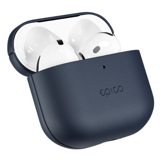 Epico Leather Case Airpods 4/4 (ANC)-Blu