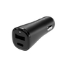ACC-car charger-USBC-USBA-12W-FG-BLK
