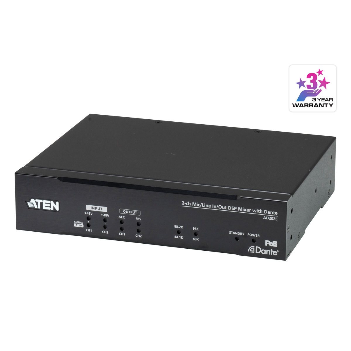 2-CH MIC/LINE IN/OUT AUDIO