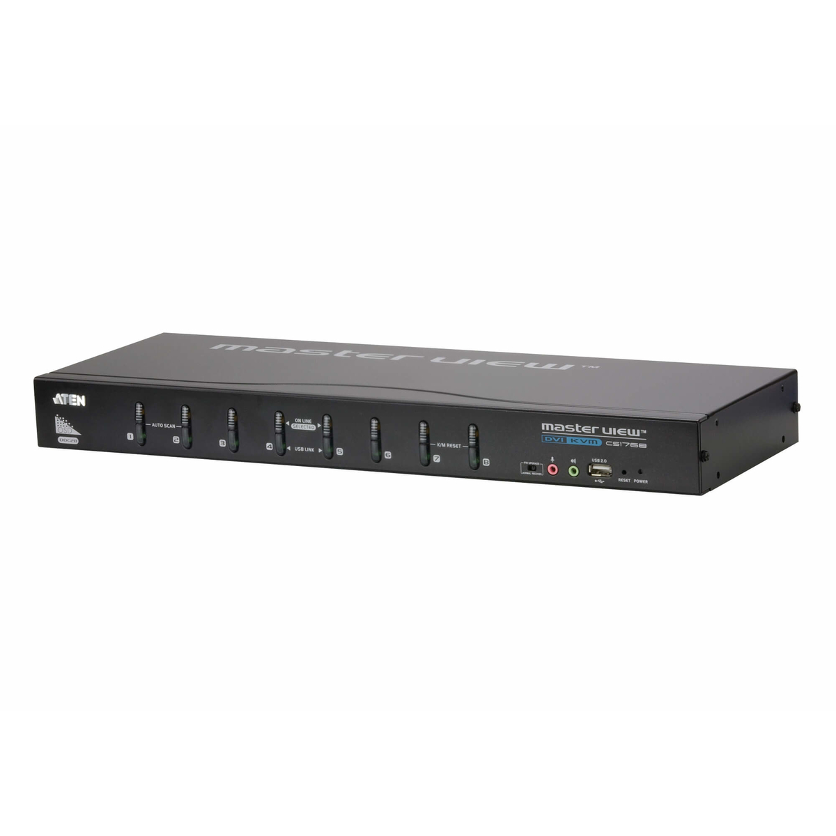 8-Port USB DVI KVM Switch