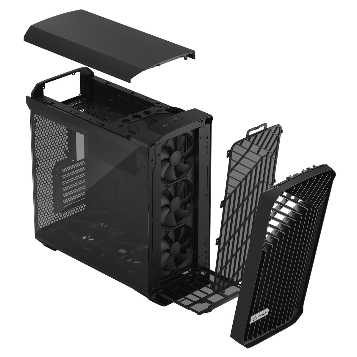 CASE ATX Torrent-01 Black TG Light Tint