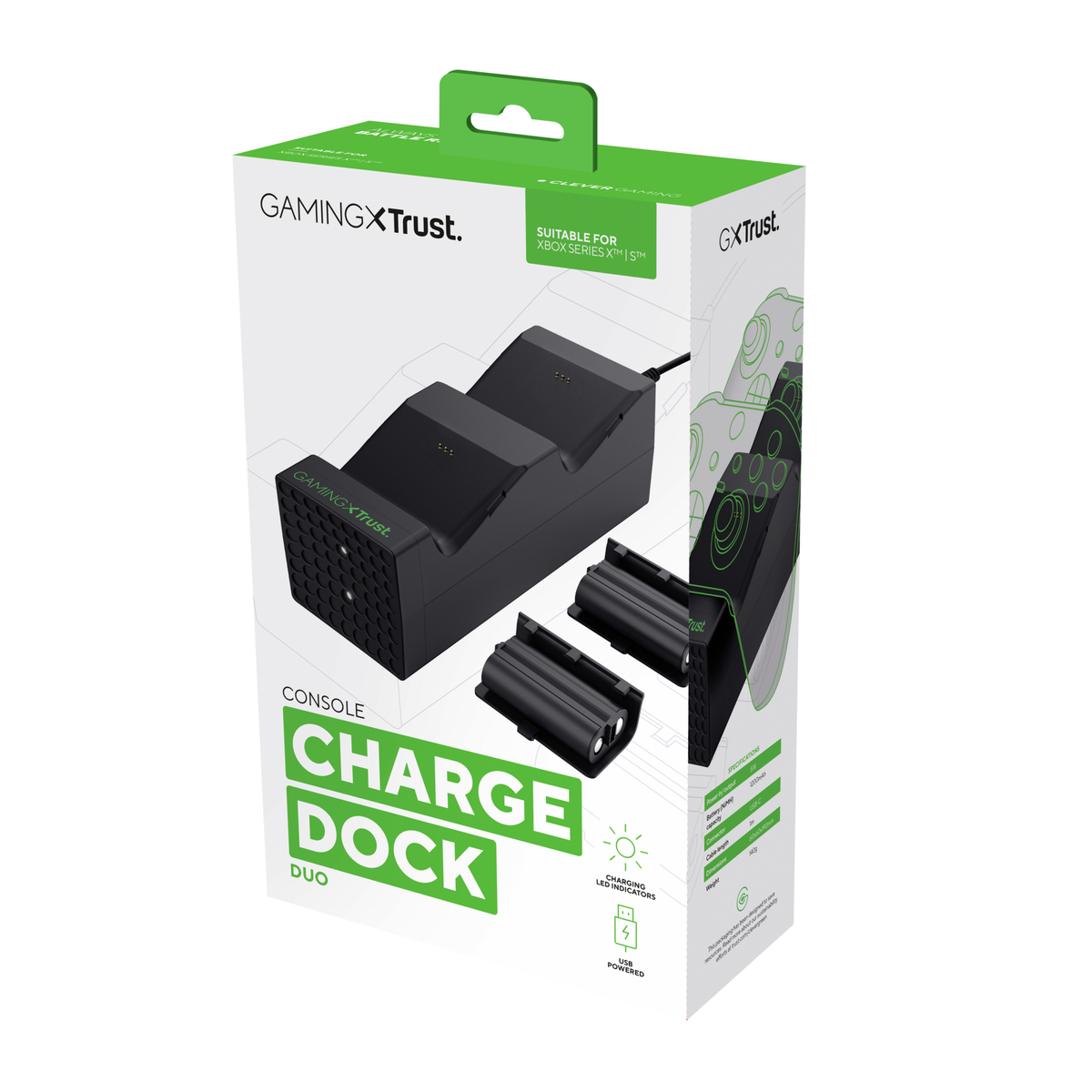 GXT250 Duo Charge Dock XBSX