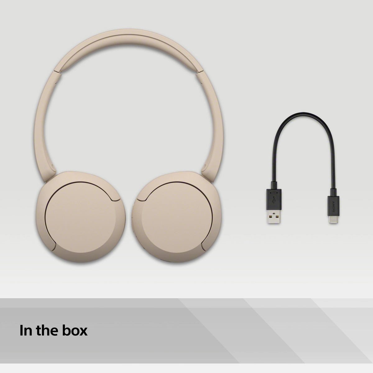 Over Ear Wireless Headphones Beige