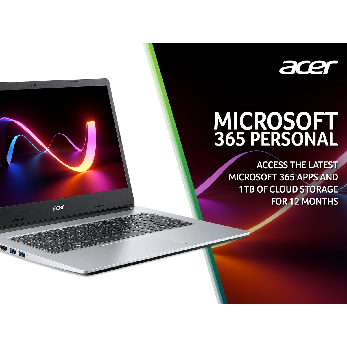 Aspire 1 Cel N4500 4GB 64GB W11 Silver