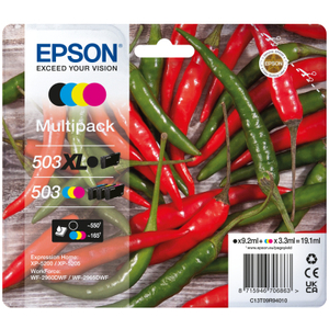 Epson, 503  Ink  Multipack 9.2ml + 3 x 6.4ml