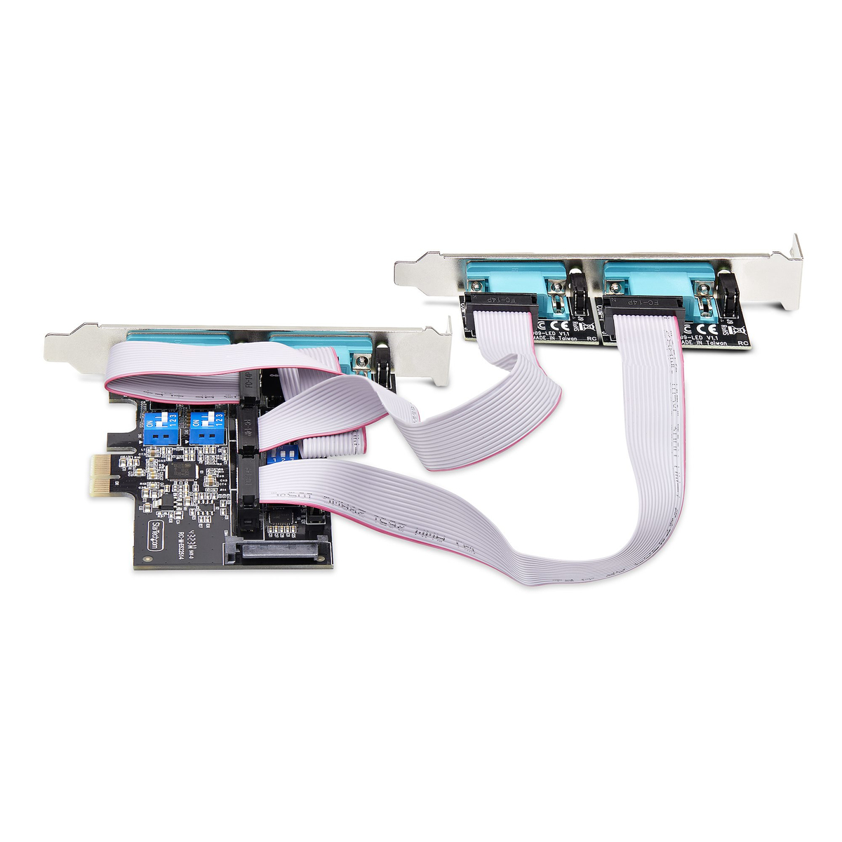 4-Port Serial PCIe Card RS232/422/485