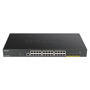 D-Link, 24-port Gigabit PoE SMS SFP+