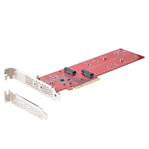 Dual M.2 PCIe SSD Adapter NVMe / AHCI