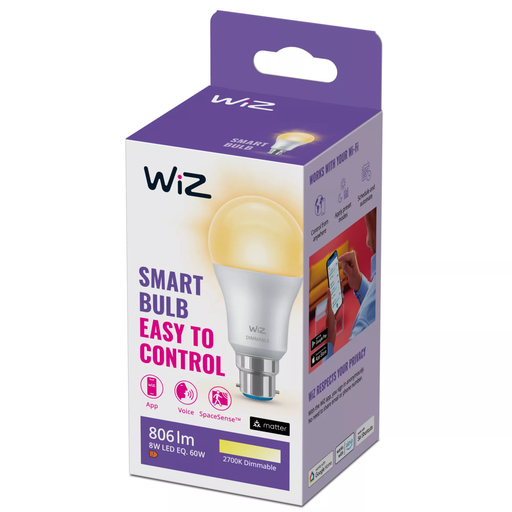 Wi-Fi BLE 60W A60 B22 927 DIM 1PF/6