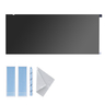 Privacy Screen Dell U3824DW Double Sided
