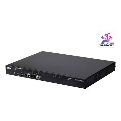 48-Port Serial Cons. Dual PW/SFP DC