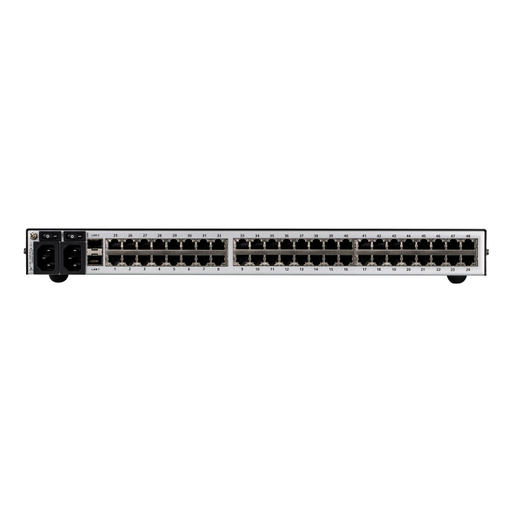 48-Port Serial Cons. Dual PW/SFP DC