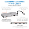 USB-C DCK DUAL DSPLY HDMI USB-A HUB 100W