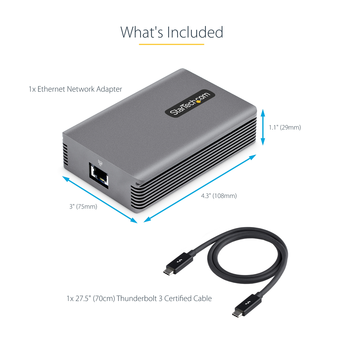 Thunderbolt 3 to Ethernet Adapter 10G