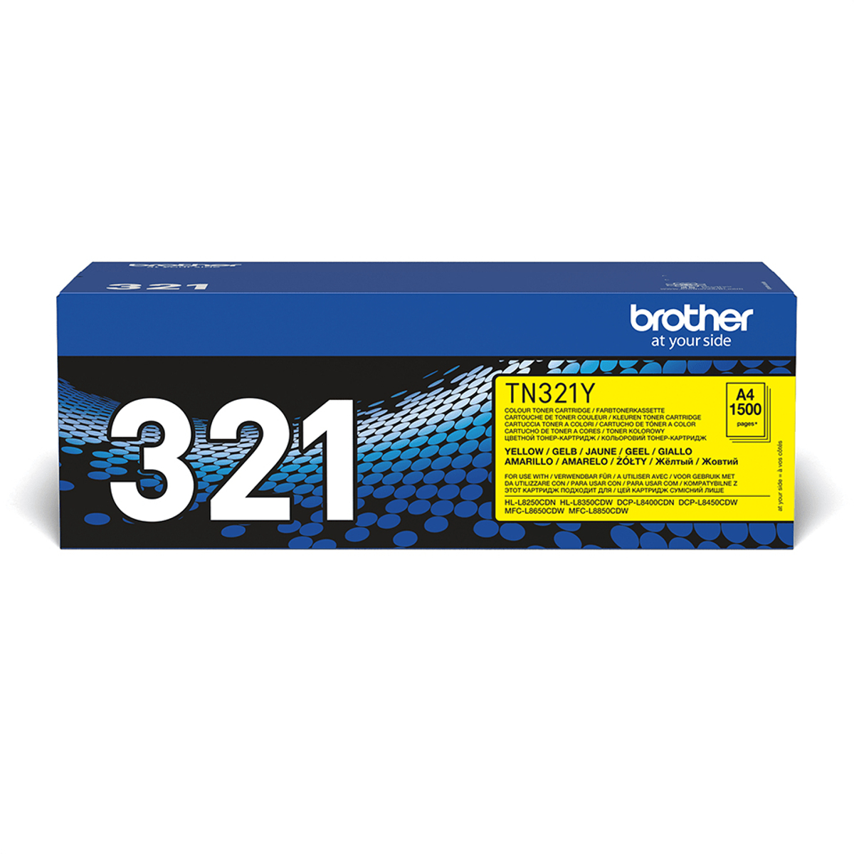 TN321Y Yellow 1.5k Pages Toner