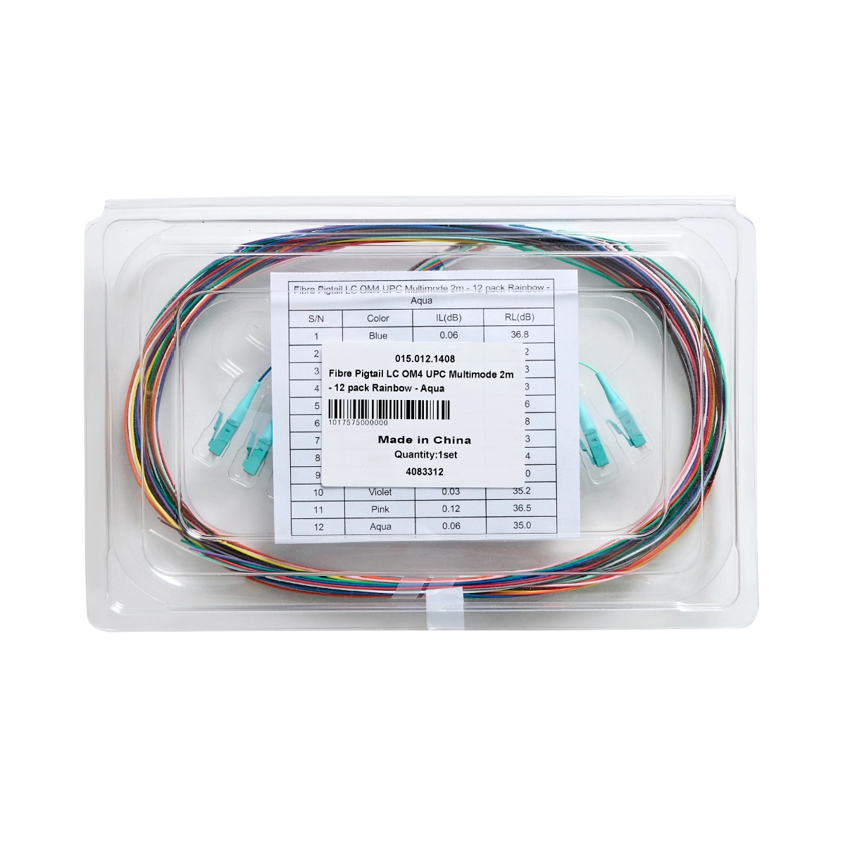 Fibre Pigtail LC OM4 UPC Multimode (OM3