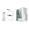 CASE ATX C301GW V2 WHITE