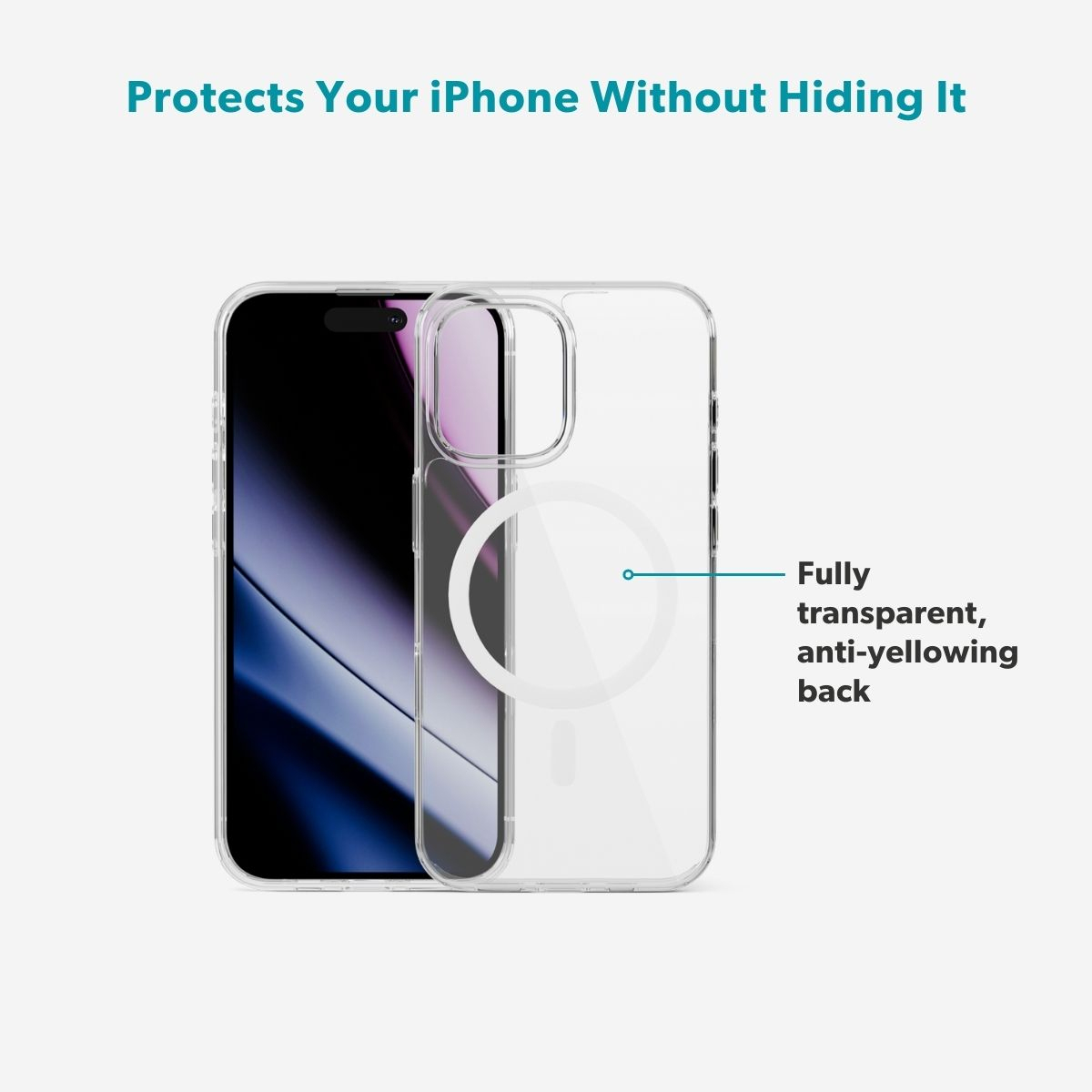 Epico Hero Mag+Case iPhone 17 - Clear