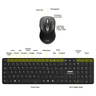 KEYBOARD + MOUSE RECHARGE BLUETOOTH