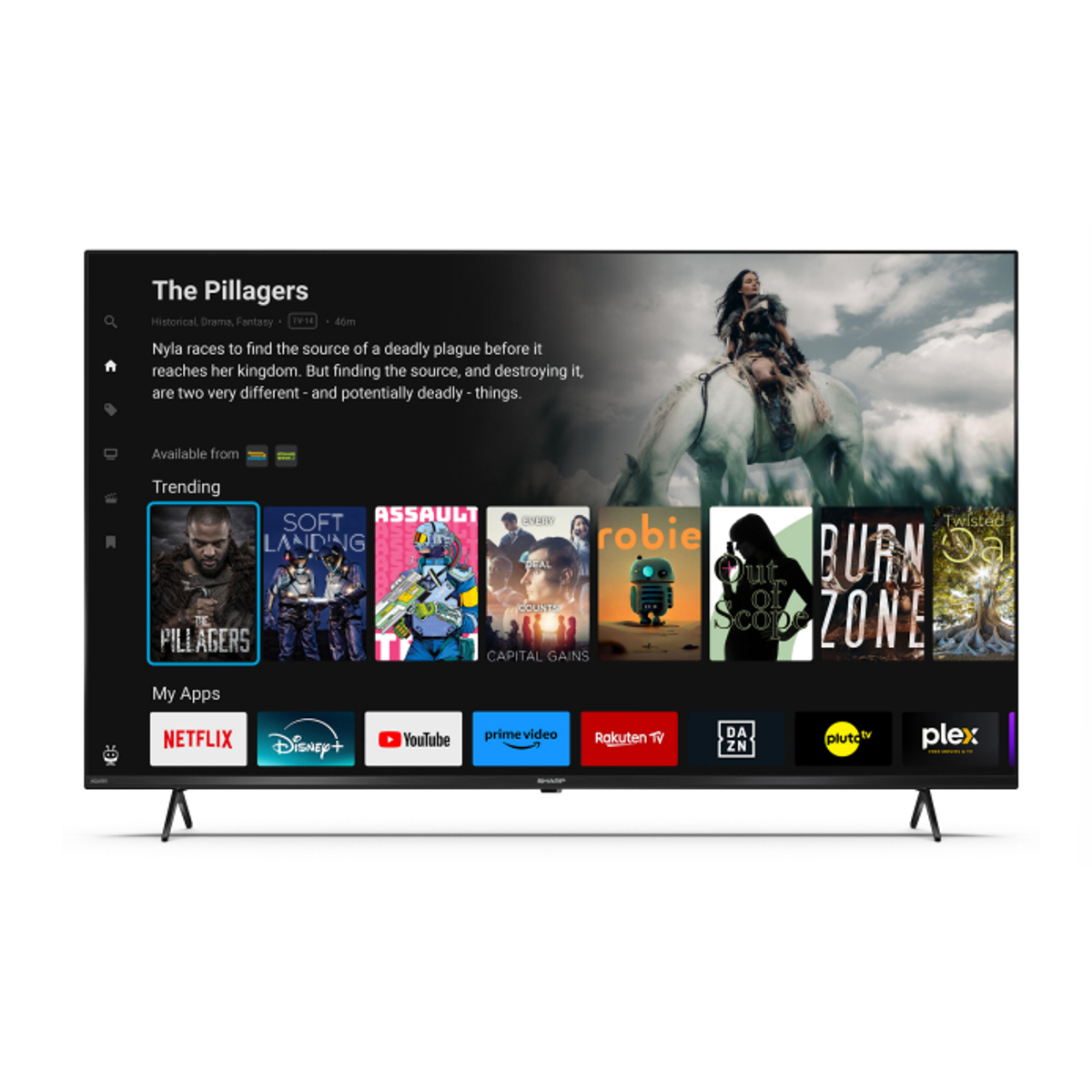 SHARP 55 UHD 4K TIVO SMART