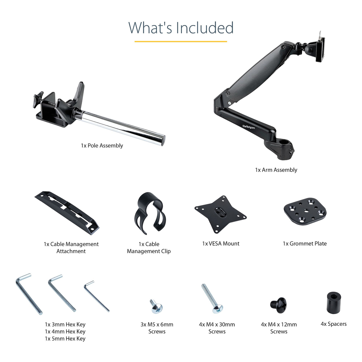 Desk Mount Monitor Arm for 32in Display