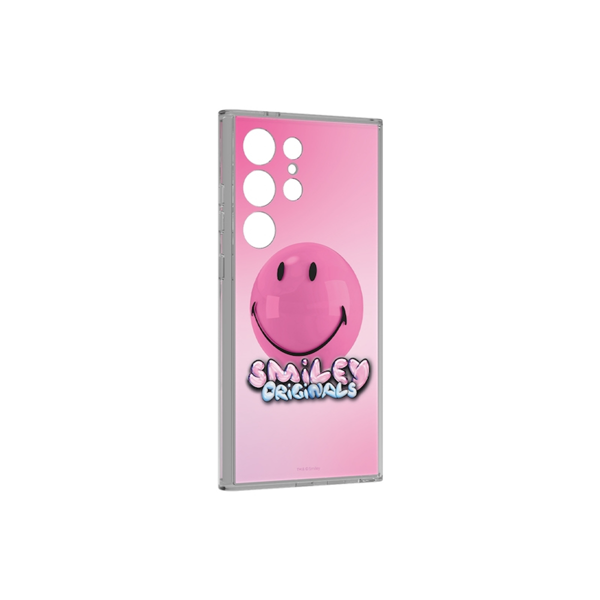 S24 Ultra Smiley Pink PlatePink