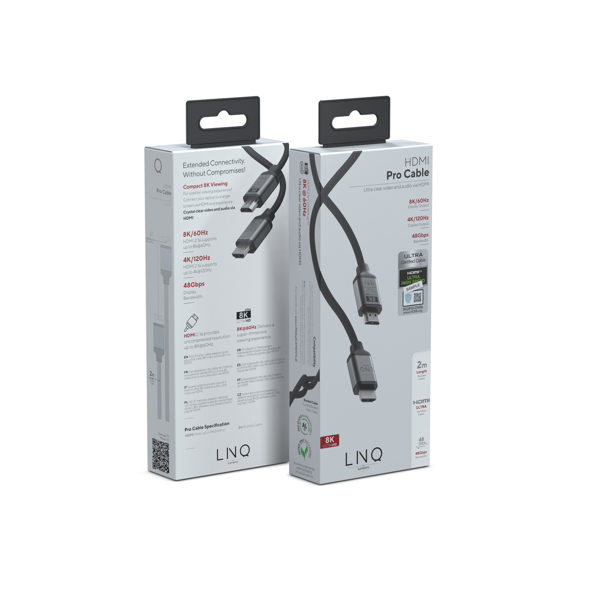 LINQ 8K/60Hz PRO Cable HDMI to HDM -2m