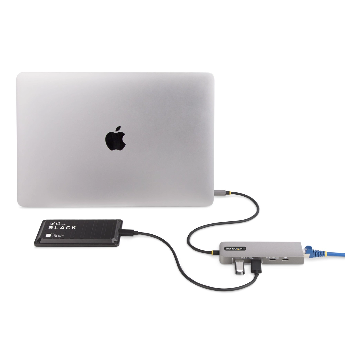 3-Port USB-C Hub 2.5GbE PD Passthrough