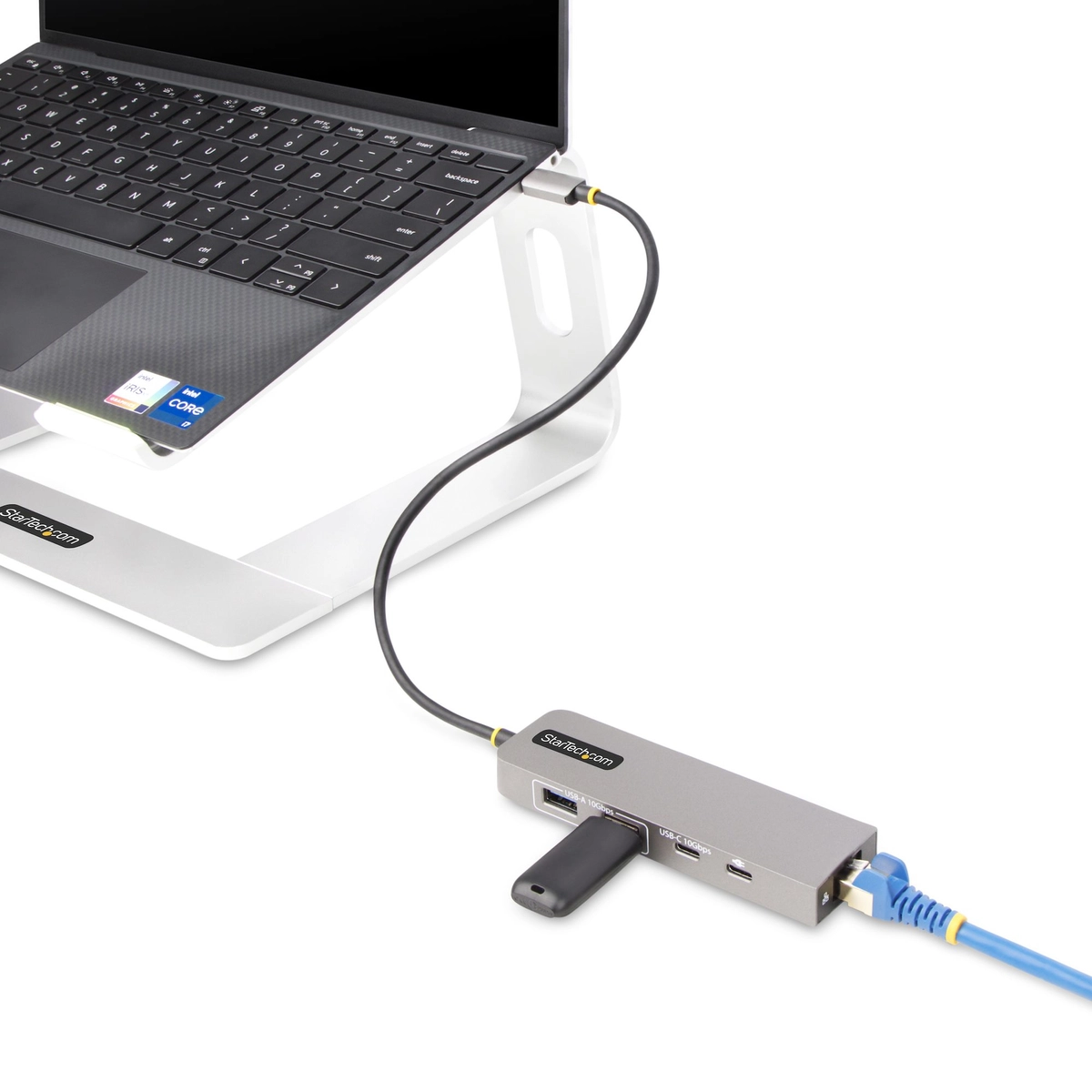 3-Port USB-C Hub 2.5GbE PD Passthrough