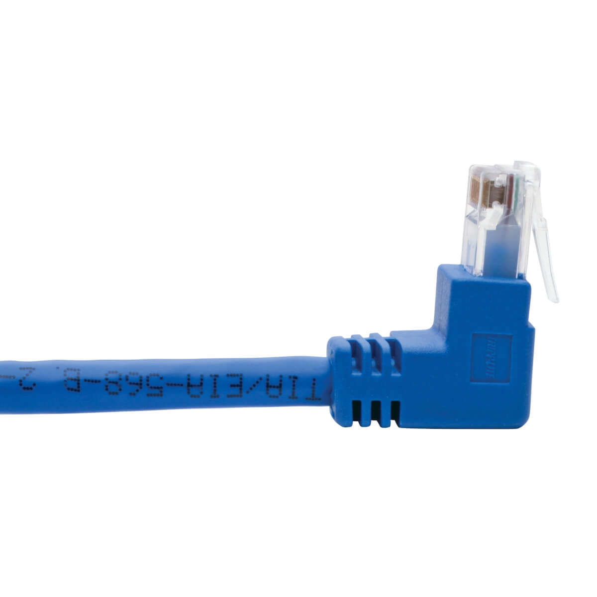 Cat6 Patch Cable Up/Dwn Angle Blue 0.31m
