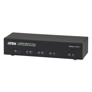 Aten, VS0401 4-Port Desktop VGA Switch RS232