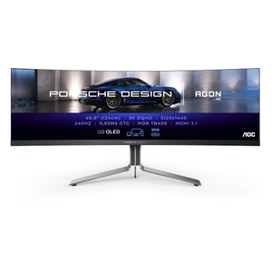 AOC, 49" 32:9 Curved OLED 240Hz 0.03ms