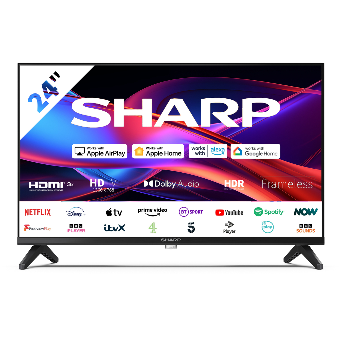SHARP 24 HD ROKU SMART