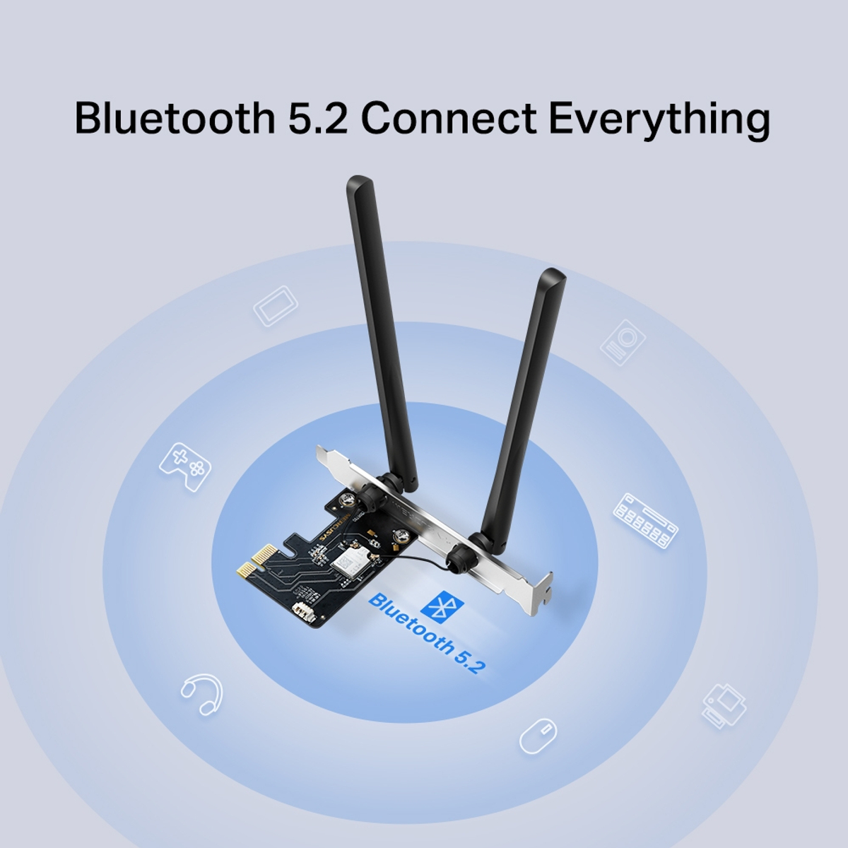 AXE5400Wi-Fi6EBluetooth 5.2PCIe Adapter