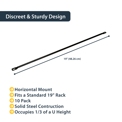 Horizontal Cable Lacing Bars