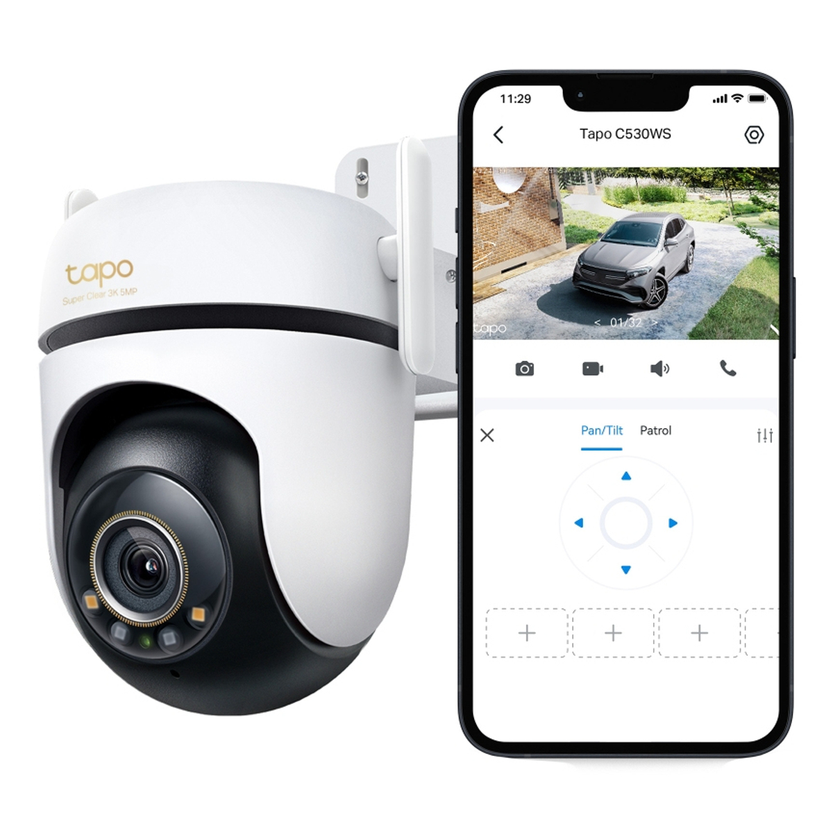 Outdoor Pan/Tilt Security Wi-Fi Camera