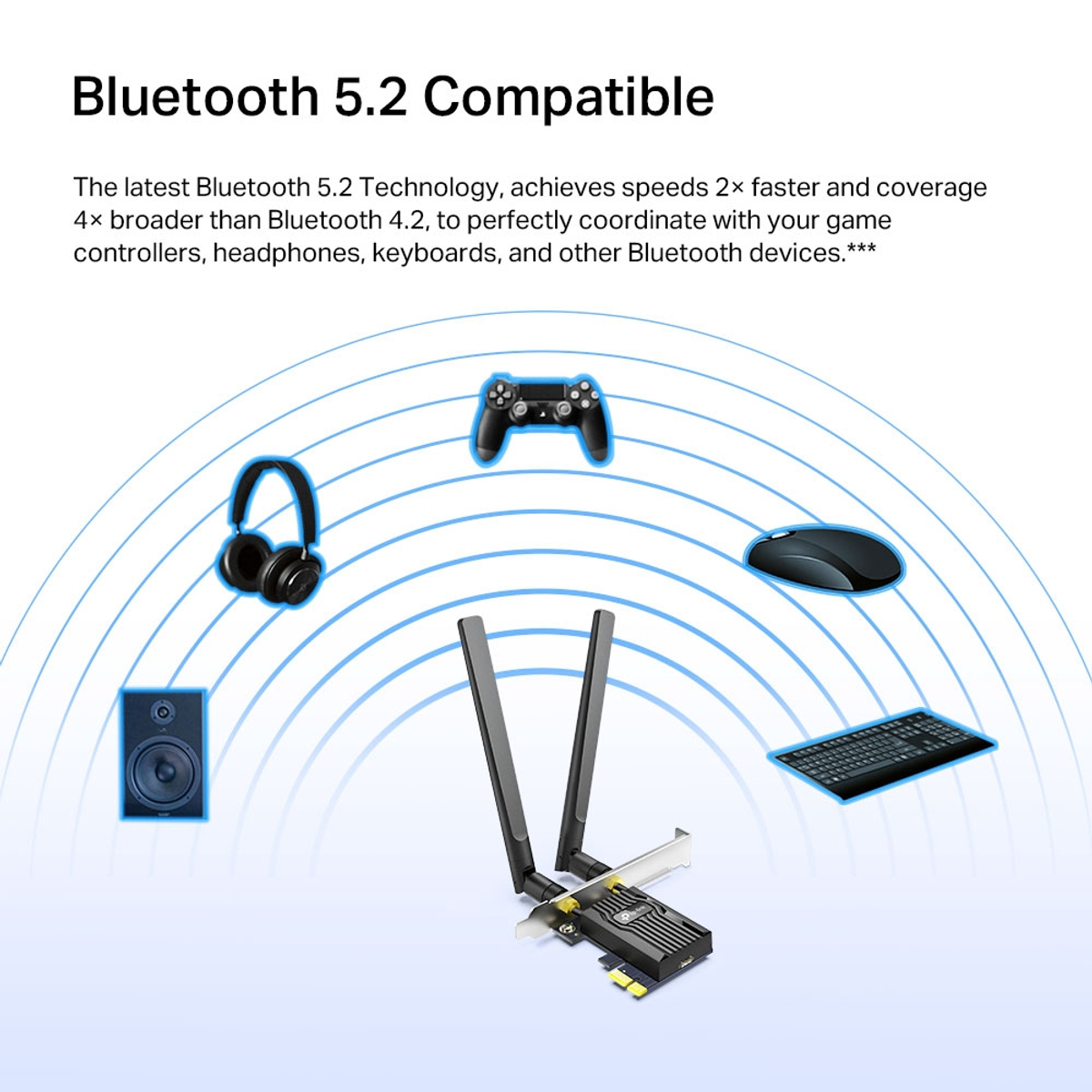 AX3000 Wi-Fi6 Bluetooth 5.2 PCIe Adapter