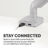 Platinum Series Single Monitorarm Silver