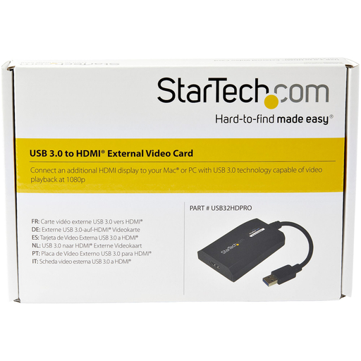 USB 3.0-HDMI ExtVideo Graphics Adapter