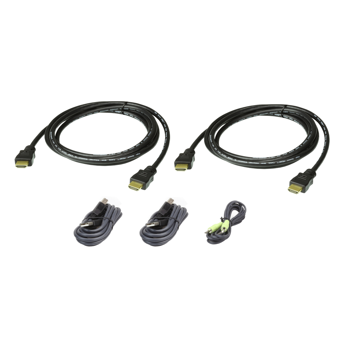 HDMI Dual Display KVM cable set 2M